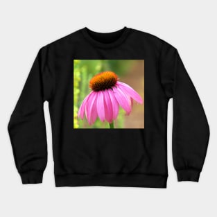 unique pink sunhat - flower, flowers, petals Crewneck Sweatshirt